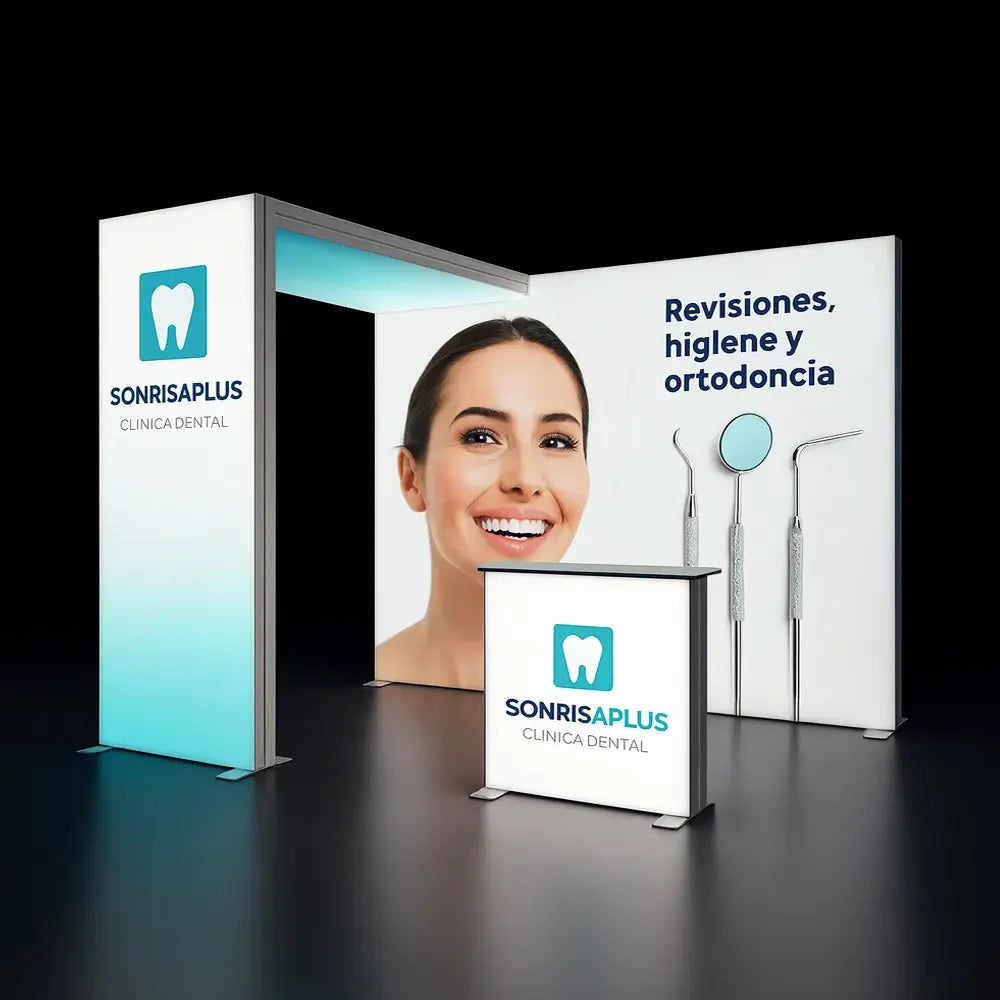 Stand LED 3x2 con Pórtico