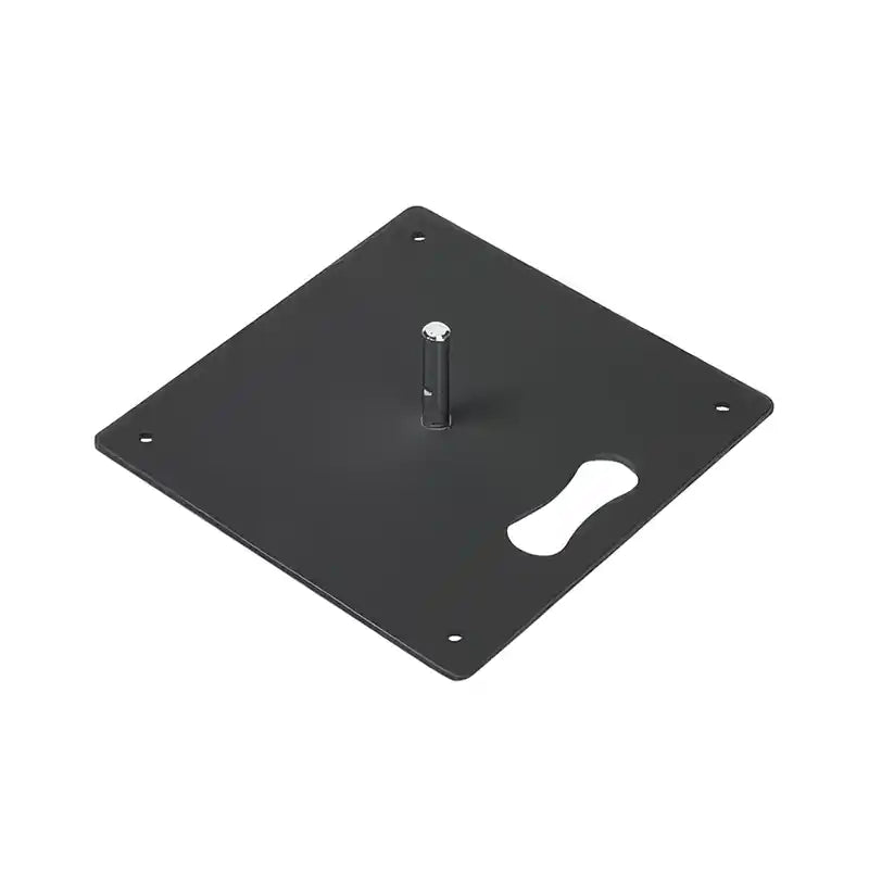 Base deluxe de hierro de 4 kg para fly banner en negro mate