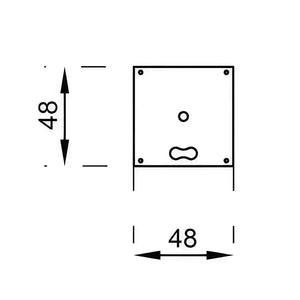 Medidas de la base pesada 12 kg con ruedas para fly banner