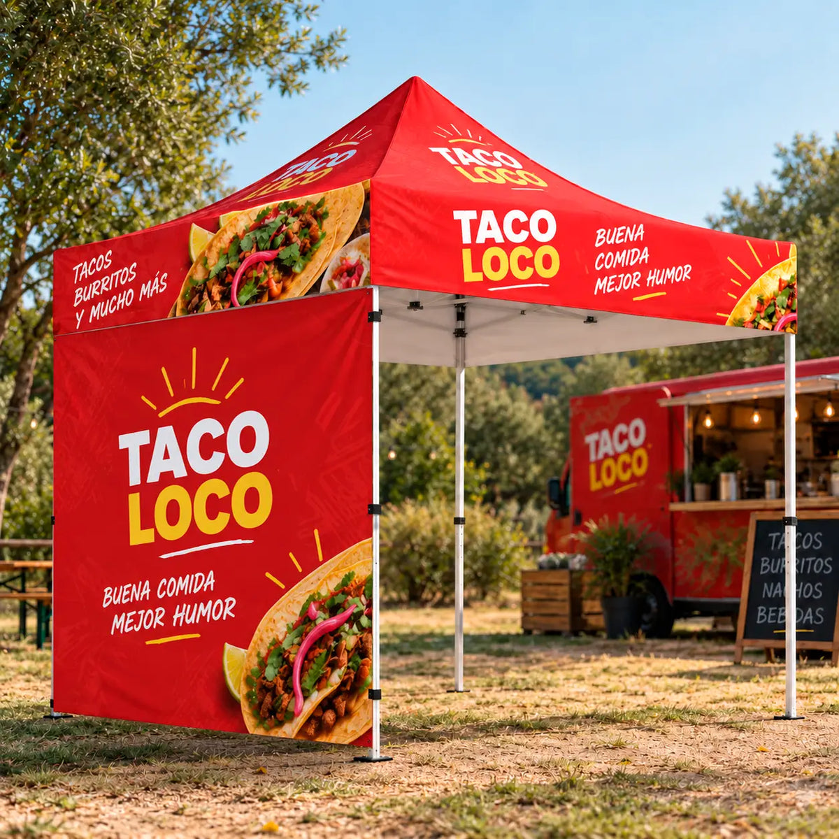 Carpa personalizada 3x3 metros