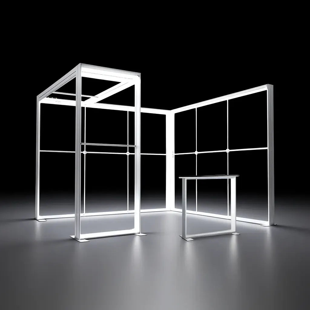 Stand LED 3x3 con Pórtico