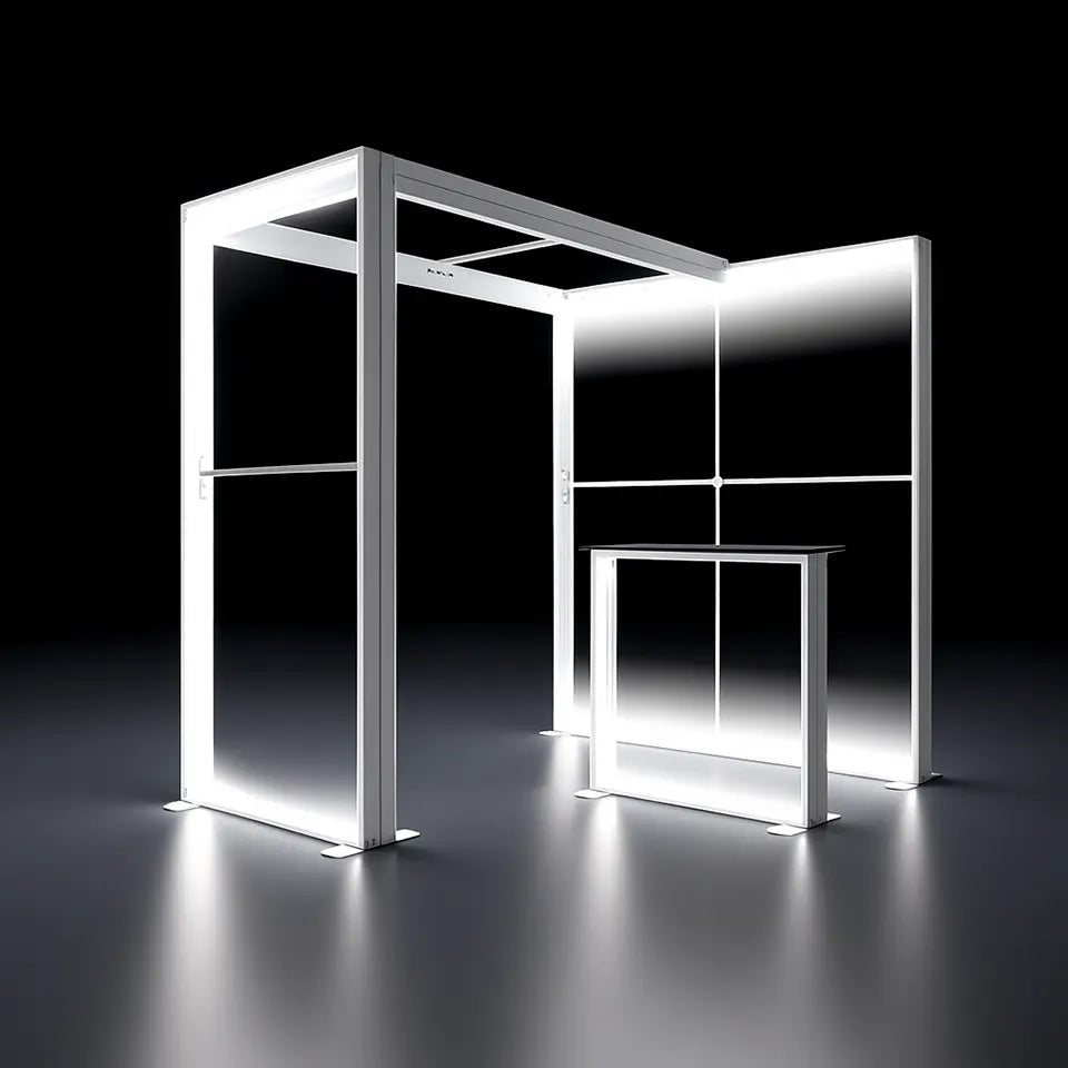 Stand LED 2x2 con Pórtico