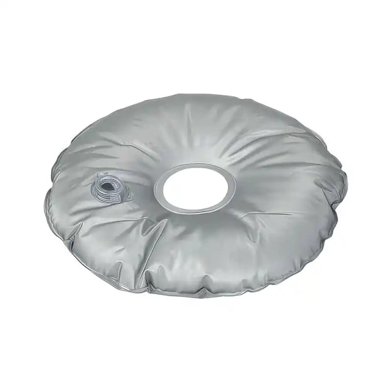 Flotador de PVC gris para base cruceta de fly banner