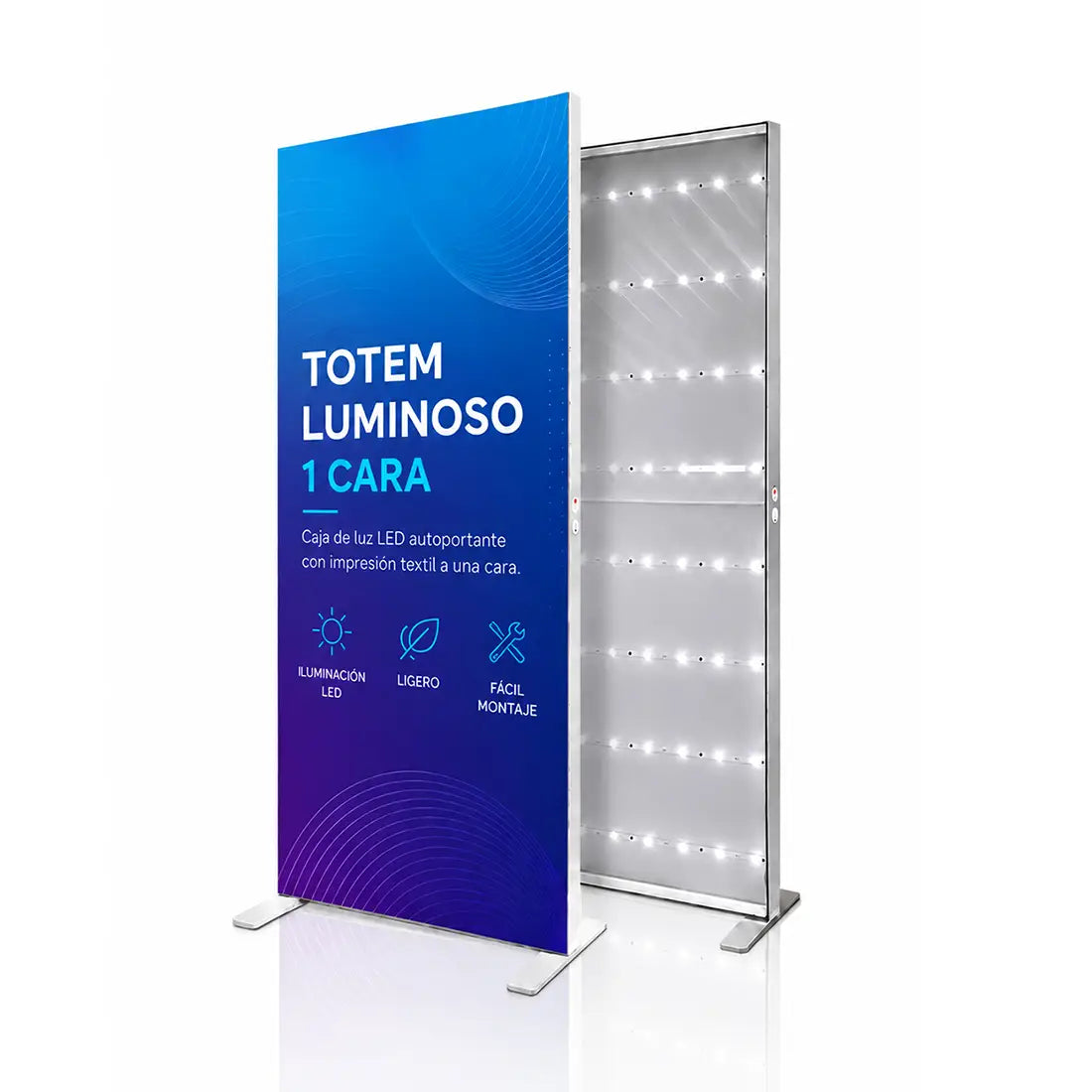 Tótem Textil LED 1 Cara