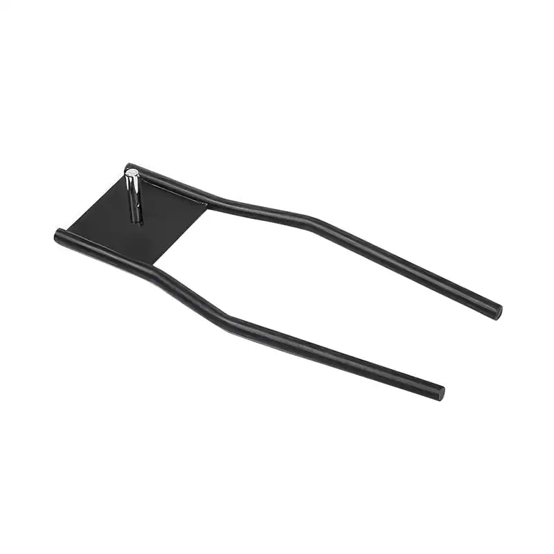 Base de coche para fly banner en hierro cromado negro