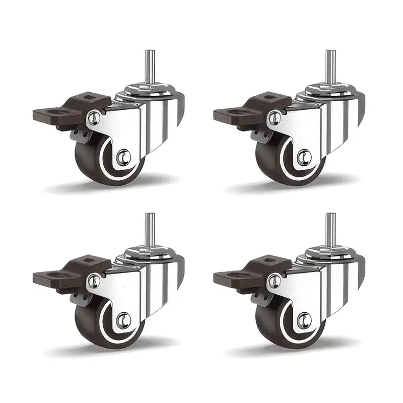 Las 4 ruedas con freno de la base deluxe 4 kg para fly banner