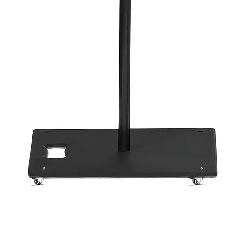Base pesada de 12 kg con ruedas para fly banner en negro mate