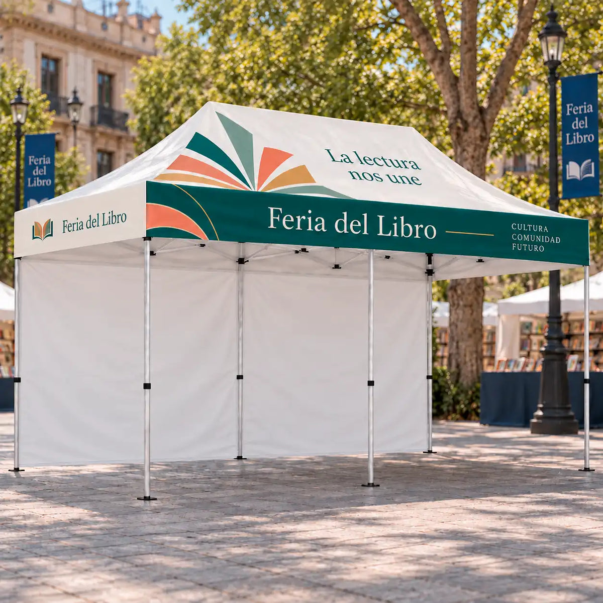 Carpa personalizada 3x6 metros