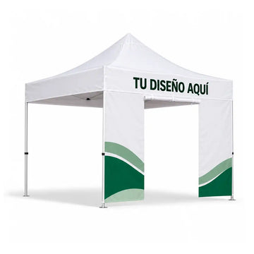 Pared lateral con puerta para carpa