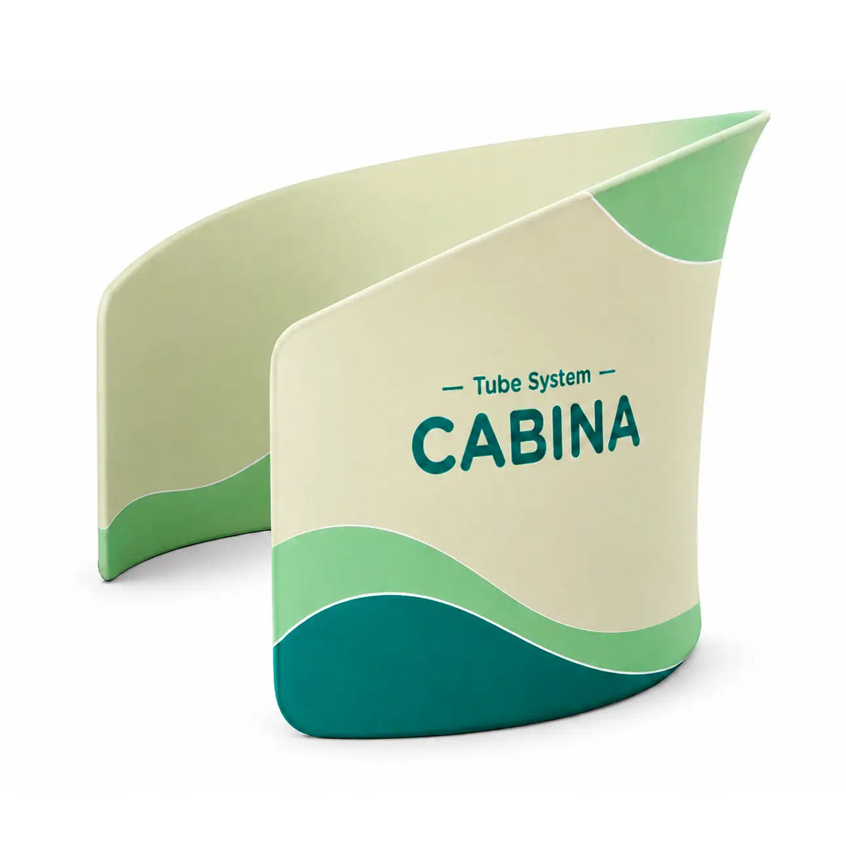 Photocall Tubular Cabina con diseño publicitario de ejemplo para ferias y eventos