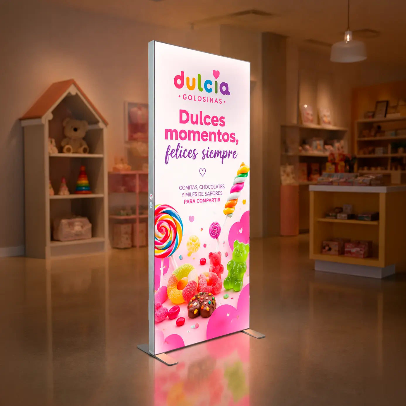 Roll-Up LED 1 Cara 85x200